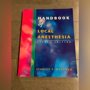 Handbook of Local Anesthesia 4th Ed - Stanley Malamed